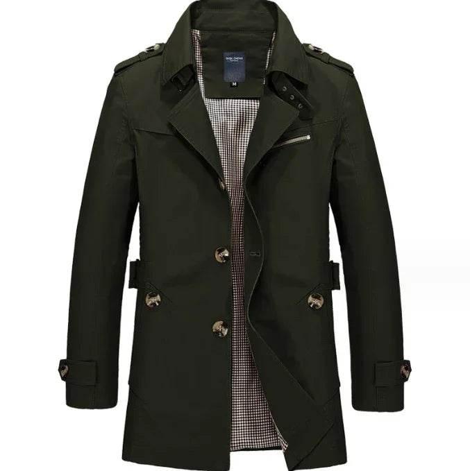 Spring Men’s Casual Windbreaker | Thin Mid-length Jacket - ZA-Zola