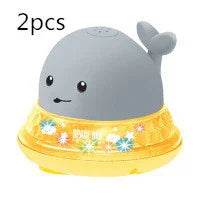 Electric Whale Bath Toy with Light & Water Spray - ZA-Zola