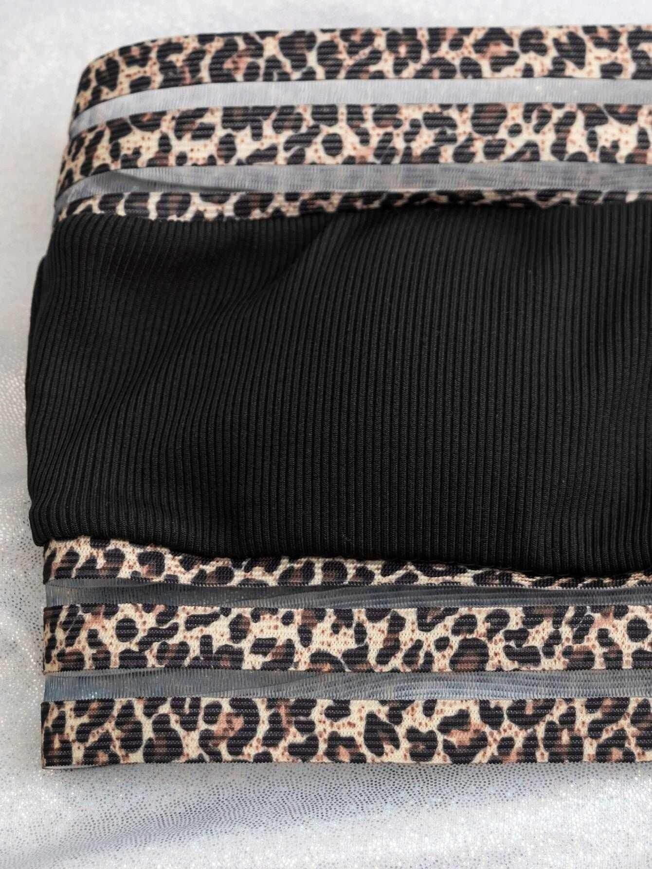 Leopard Splicing Strapless Bikini – Sexy & Stylish - ZA-Zola