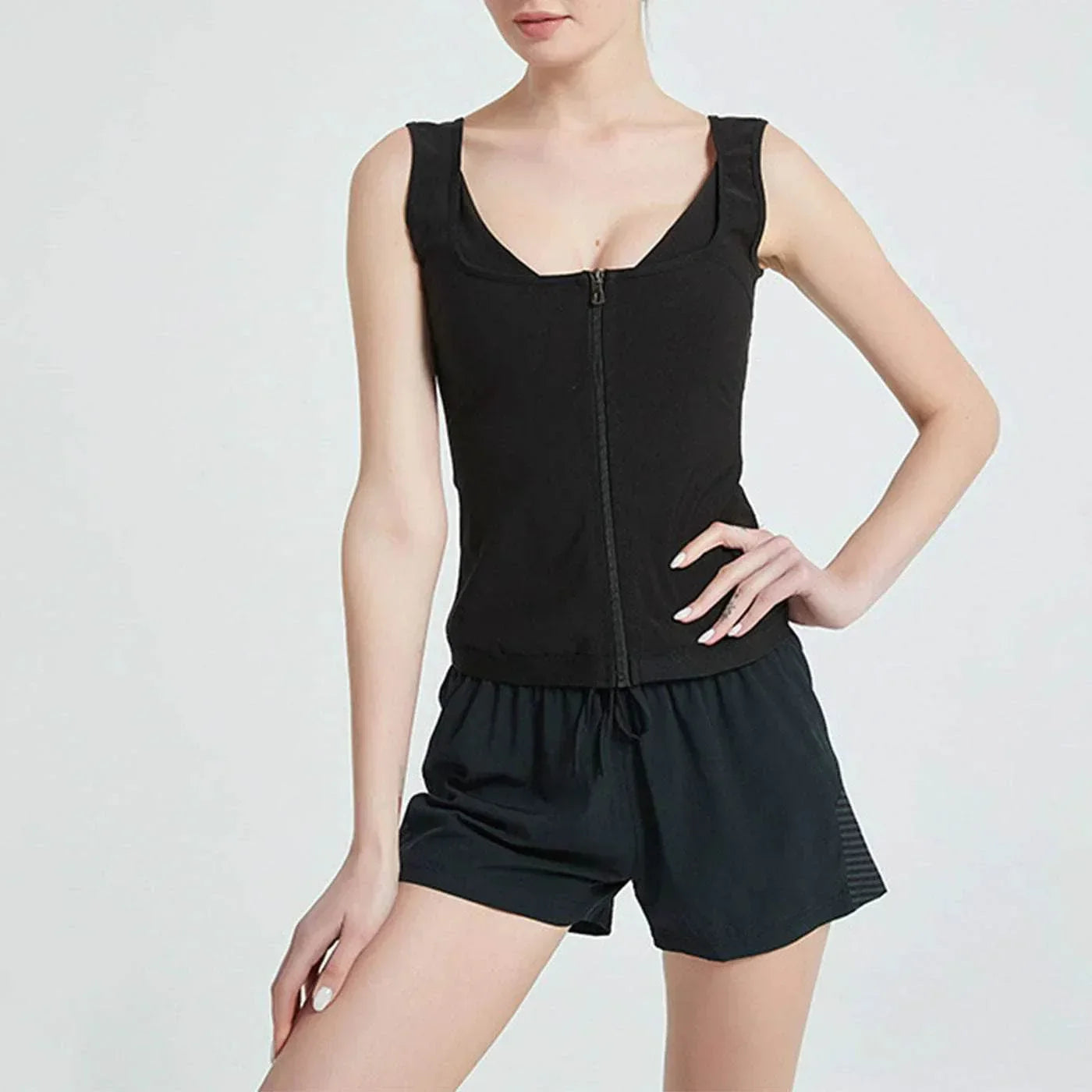 Buy Women's Zip Vest – Stylish Shapewear Sweatshirt! - ZA-Zola