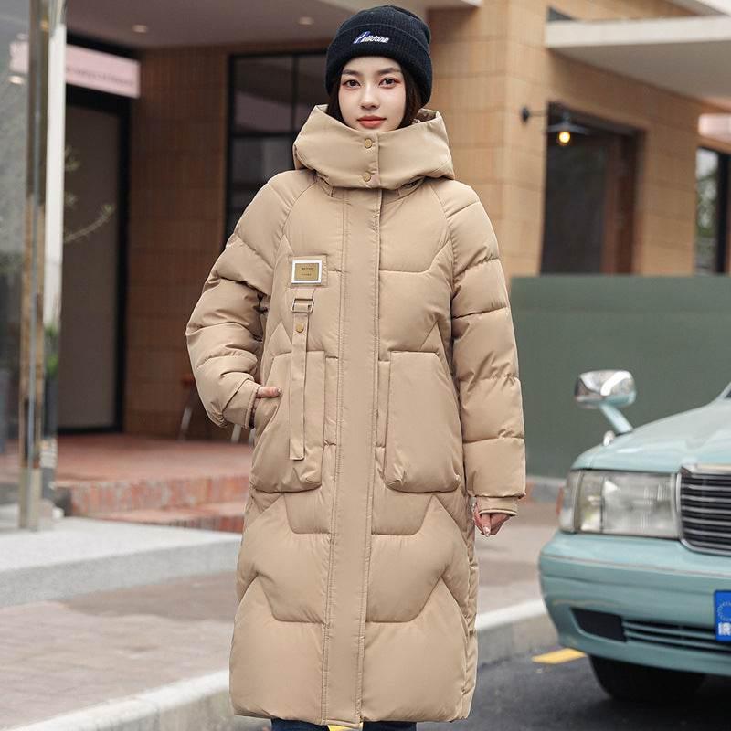 Detachable Hat Women’s Coat | Mid-Length Thickened Jacket - ZA-Zola