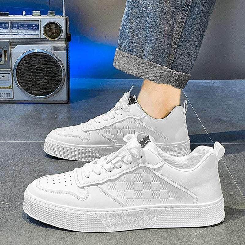 Men’s Casual Lace-Up Sneakers – Breathable Style - ZA-Zola