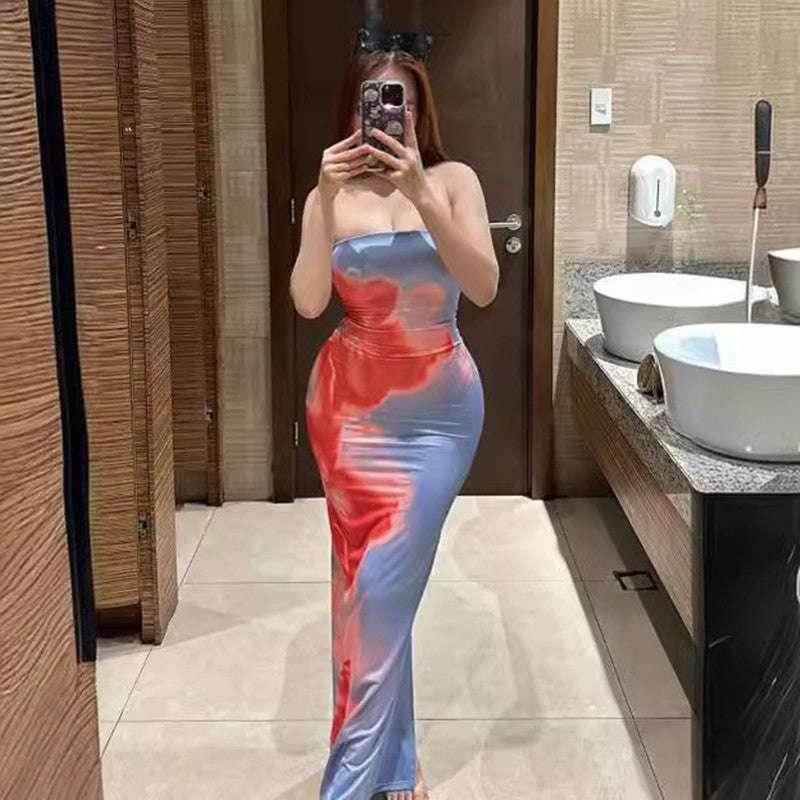 Sexy Slit Tube Dress – Elegant Summer Party Look - ZA-Zola
