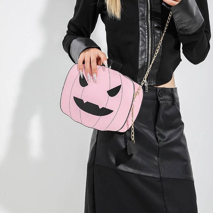 ZA-Zola Halloween Cartoon Pumpkin Shoulder Bag - ZA-Zola