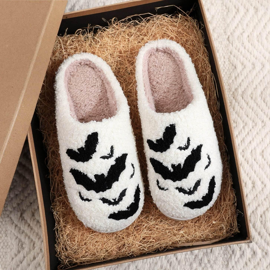 ZA-Zola Halloween Bat Plush Slippers - ZA-Zola