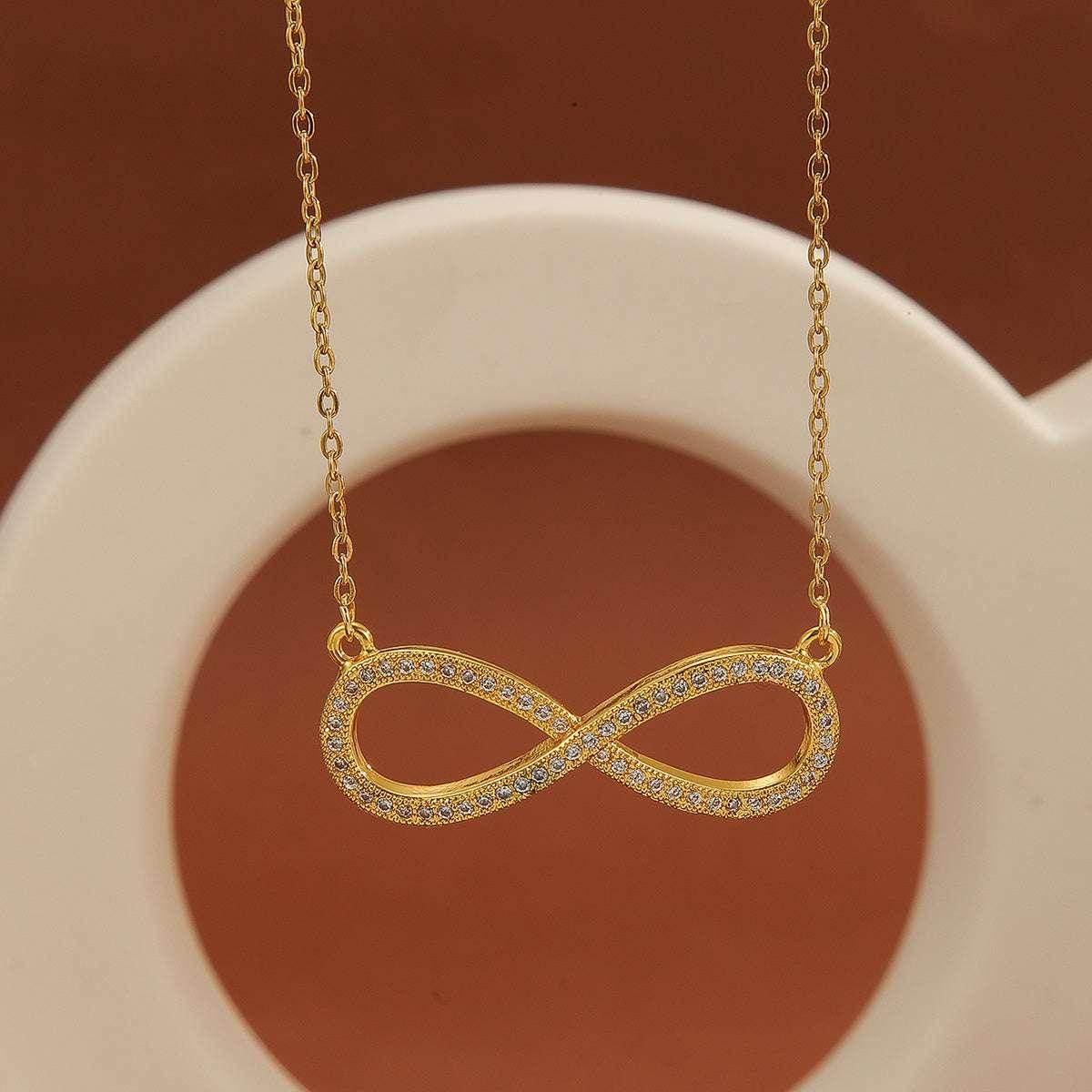 Infinity Love Pendant Necklace for Women - ZA-Zola