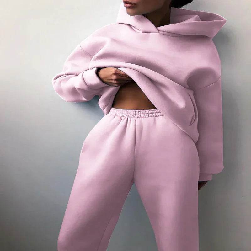 Women’s Hooded Sweater Tracksuit – Shop Now! - ZA-Zola