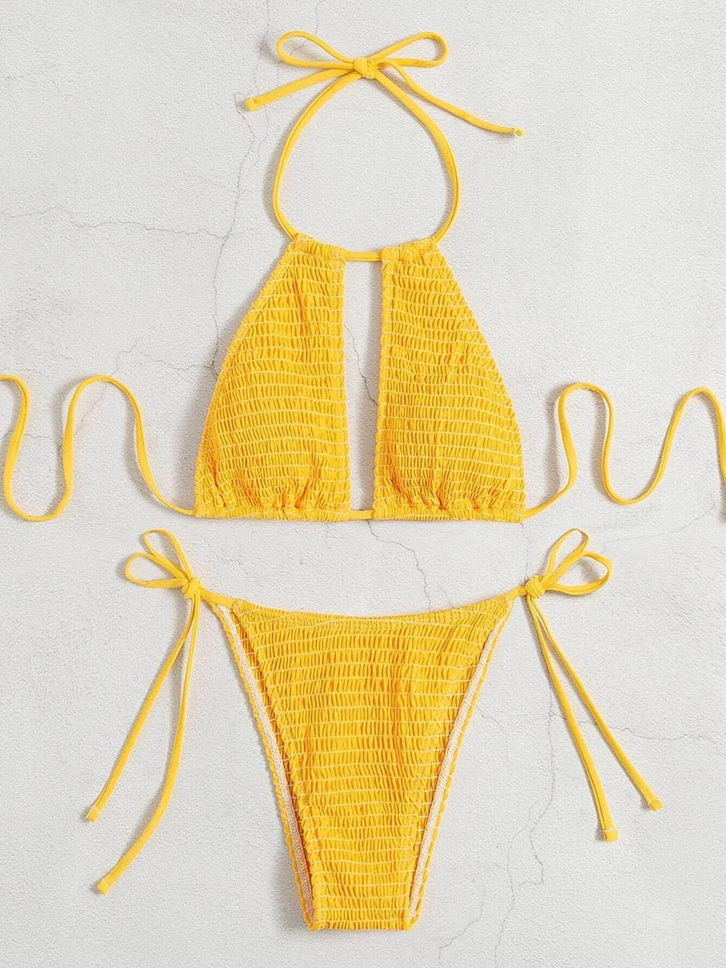 Women’s Two-Piece Split Bikini Set - ZA-Zola
