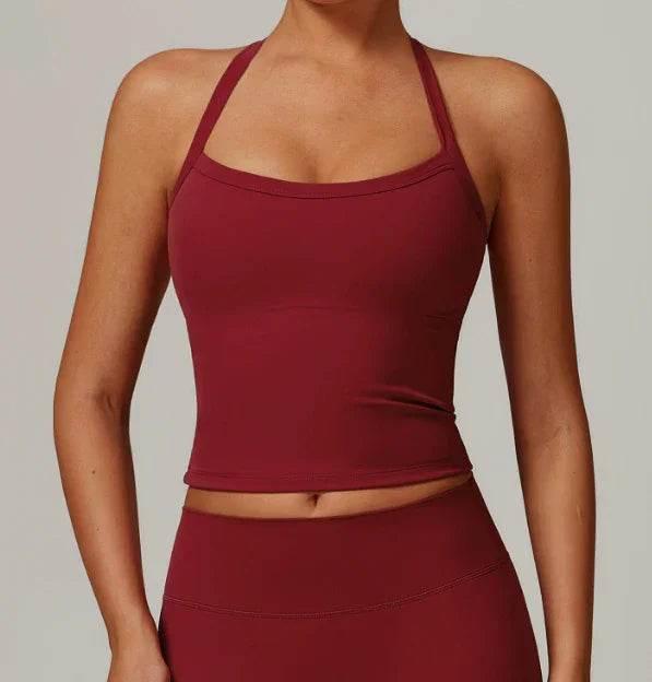 Beauty Back Yoga Vest - Quick-Dry Workout Tank - ZA-Zola