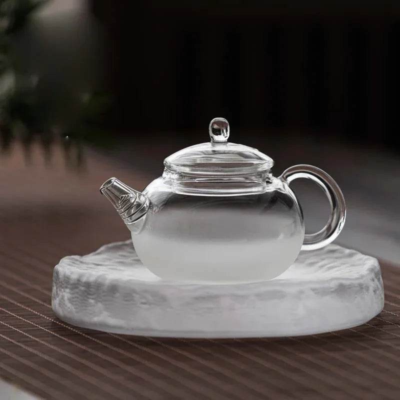 Small Glass Teapot For One | Heat-Resistant Japanese Style - ZA-Zola