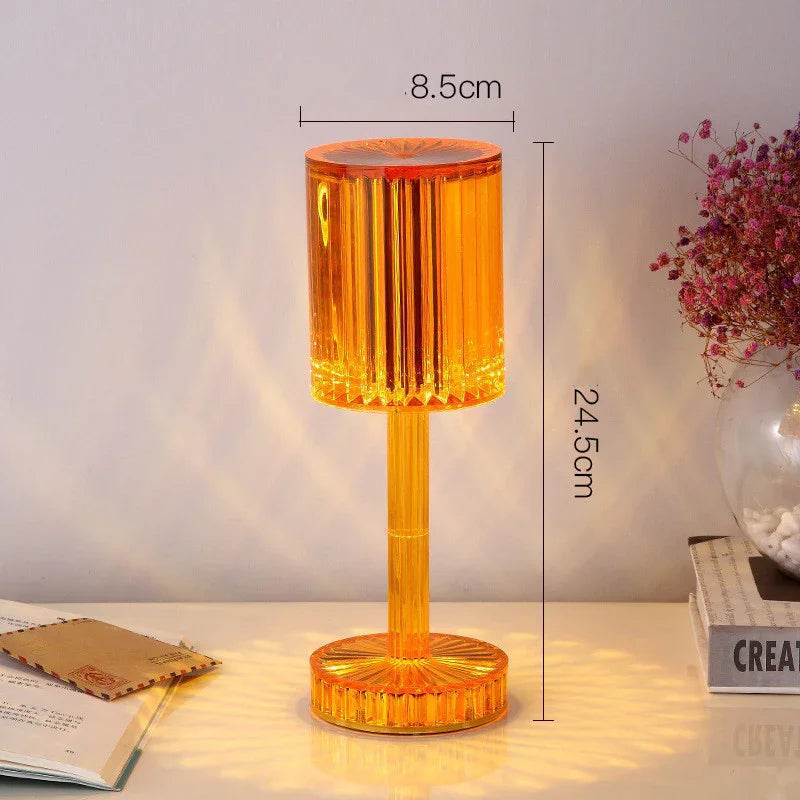 Crystal Table Lamp LED Romantic Night Light for Home Decor - ZA-Zola