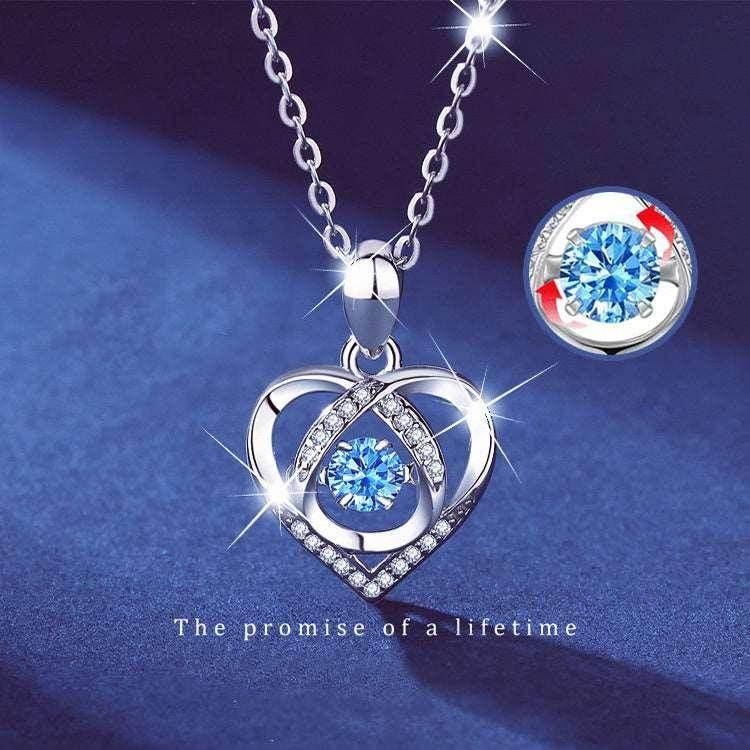 S925 Beating Heart Necklace – Luxury Valentine's Gift - ZA-Zola