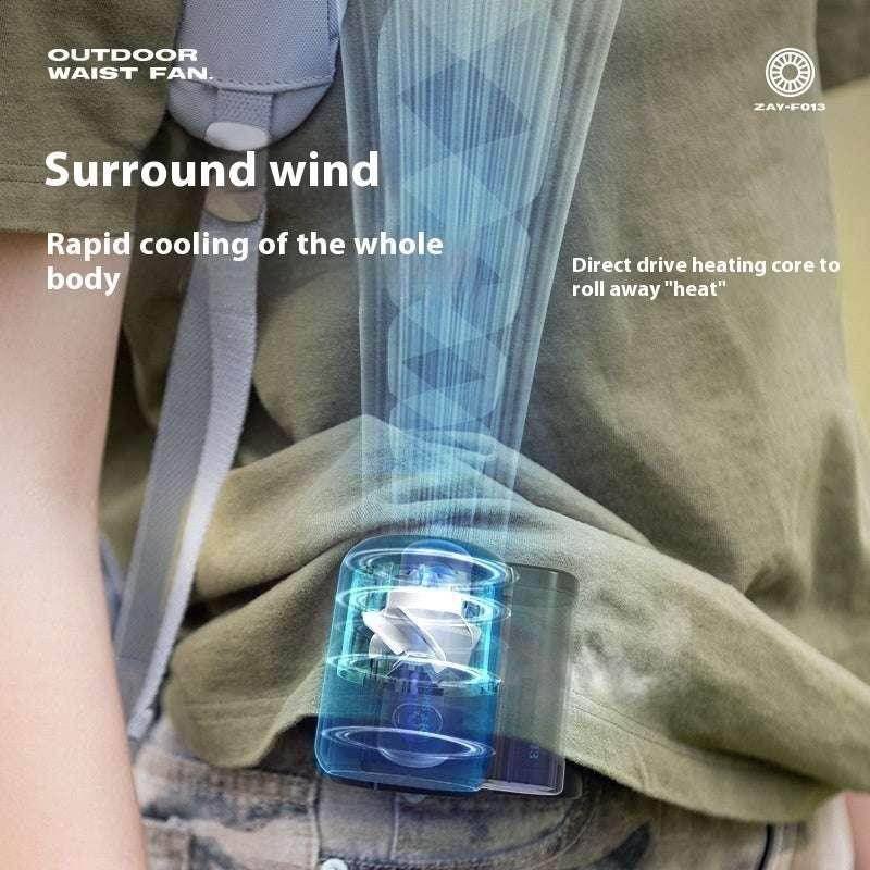 Portable Waist & Neck Fan USB Rechargeable 4500mAh - ZA-Zola