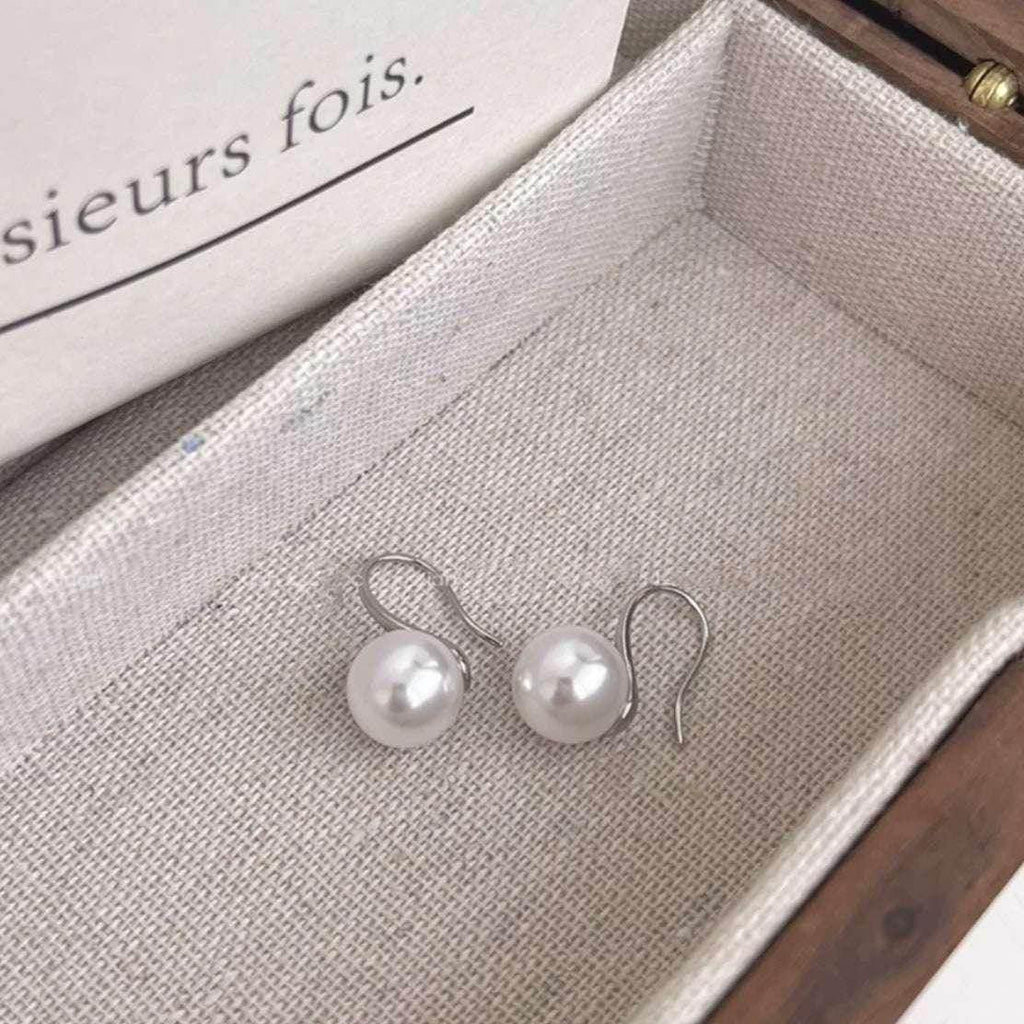 Non-Piercing Pearl Clip Earrings – Korean Style - ZA-Zola