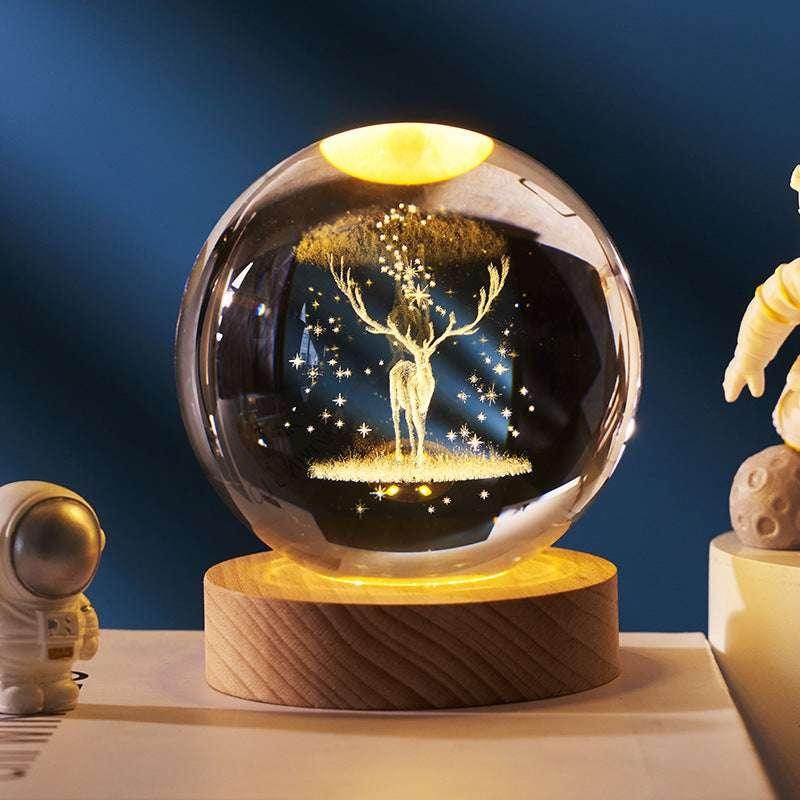 Buy Crystal Ball Night Lamp - Starry Sky Ambience - ZA-Zola