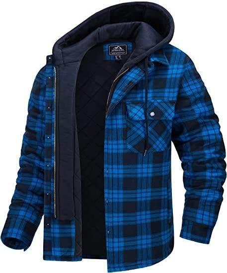 Fashion Casual Men's Plaid Hooded Coat | Winter Warm Outerwear - ZA-Zola
