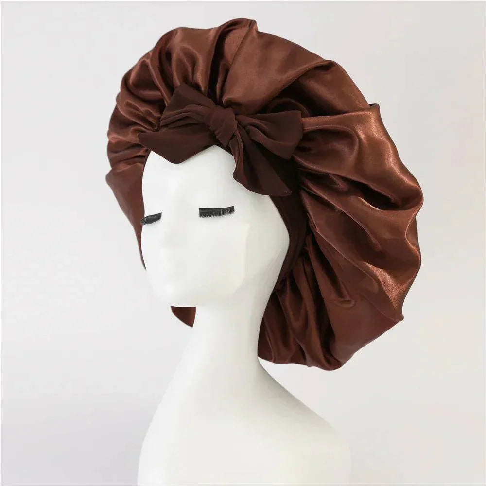 Silk Satin Bonnet for Sleeping – Hair Protection Cap - ZA-Zola