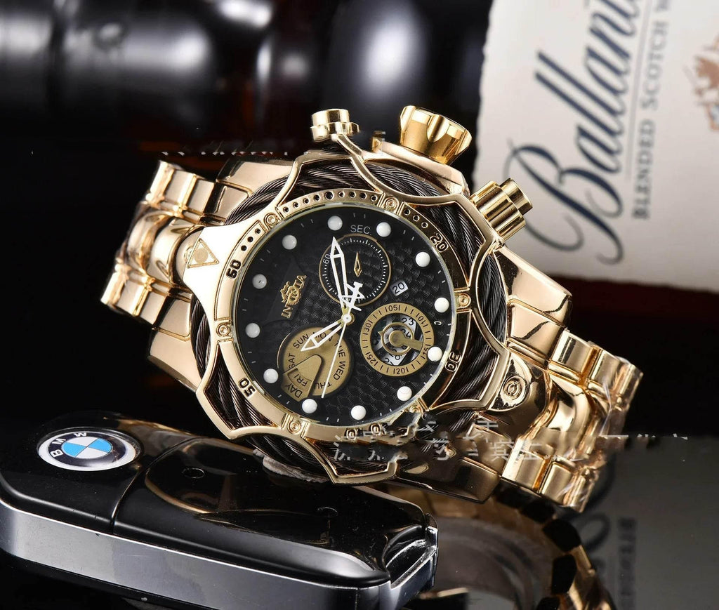 Invicta Large Plate Quartz Watch – Casual Style for Men - ZA-Zola