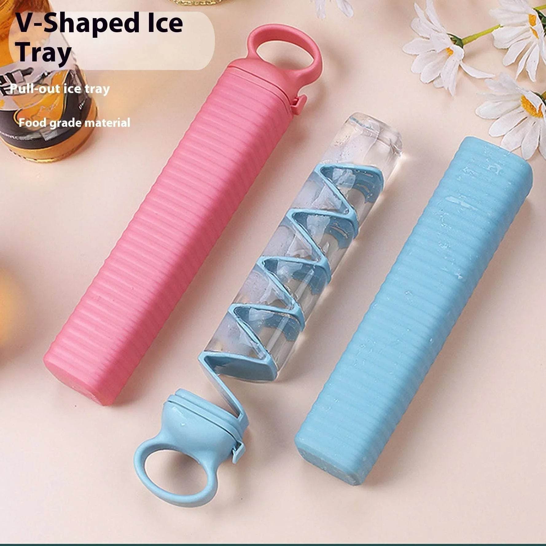 Food Grade Plastic Ice Tray – Pink or Blue 350ml - ZA-Zola