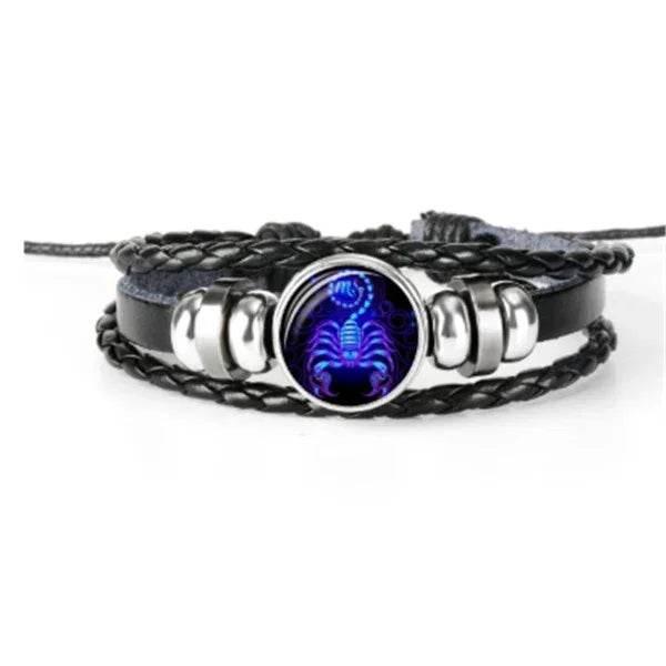 Zodiac Constellation Braided Bracelet for All Ages - ZA-Zola