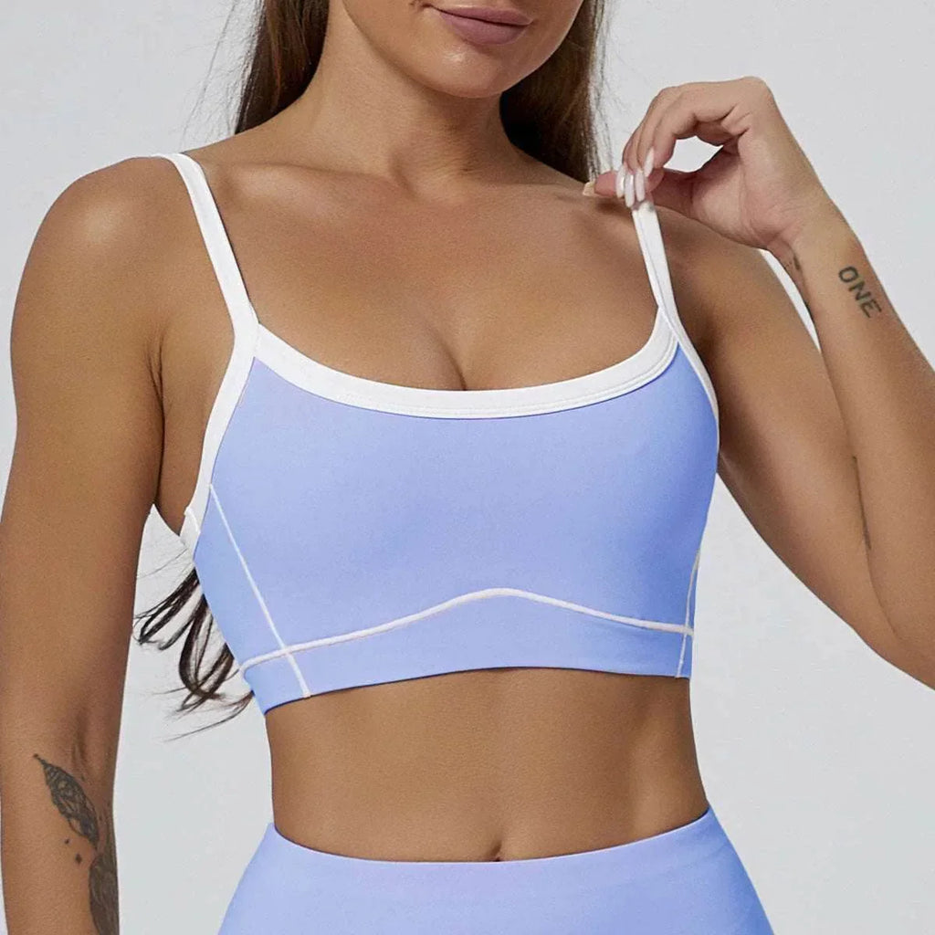 Nude Feel High Elastic Yoga Bra & Pants Set - ZA-Zola