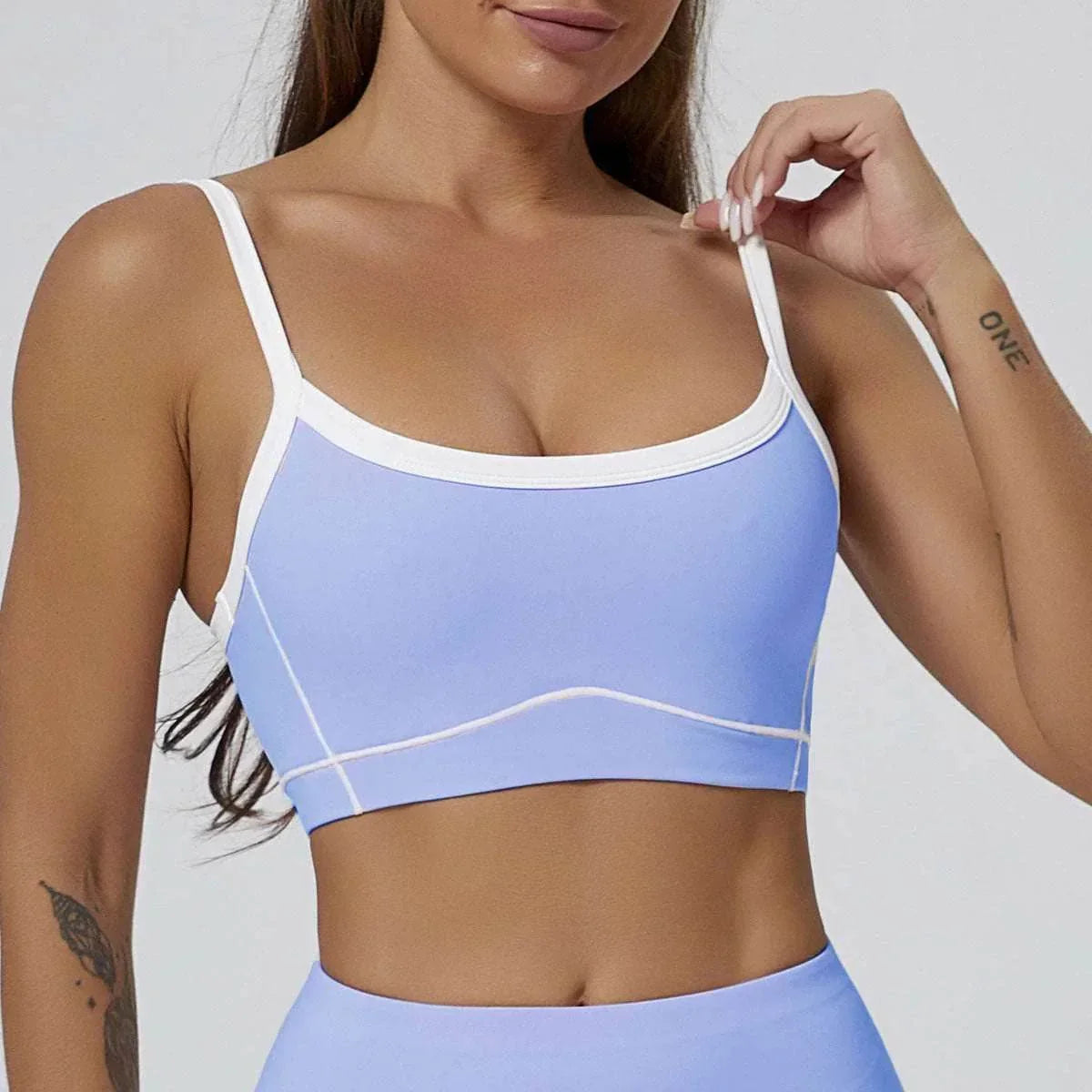 Nude Feel High Elastic Yoga Bra & Pants Set - ZA-Zola