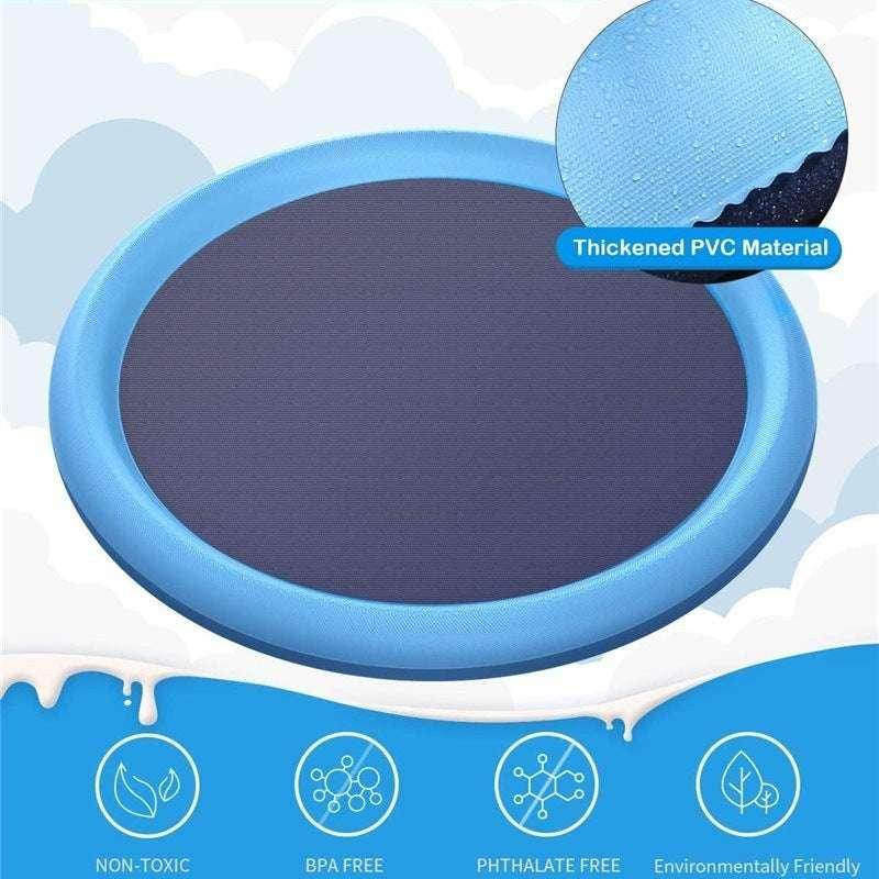 Non-Slip Splash Pad for Kids & Pets – 150cm Fun - ZA-Zola