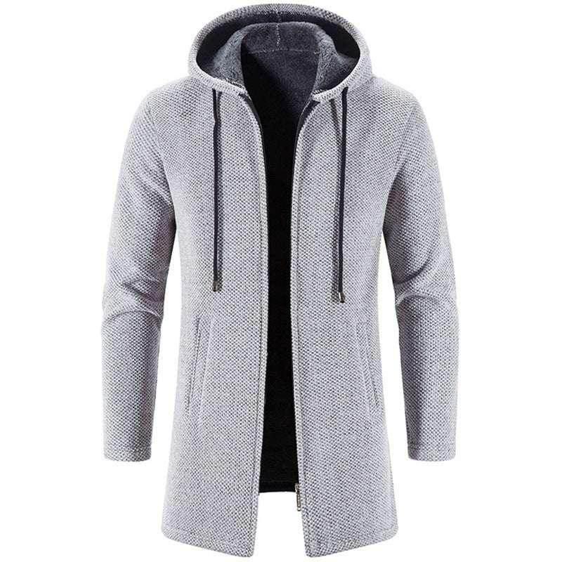 Men's Plus Fleece Cardigan - Trendy & Comfortable - ZA-Zola