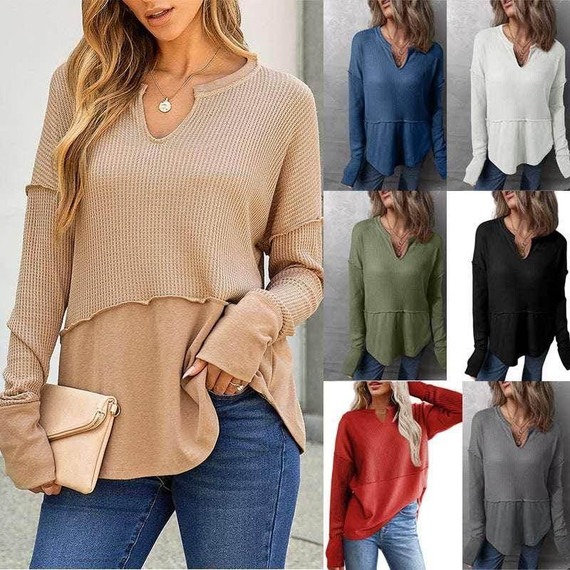 Women's Loose Pullover Sweater – Fall & Winter - ZA-Zola