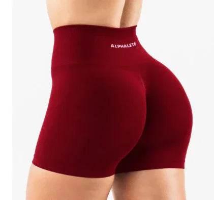 High-Waist Gym Shorts - Slimming & Moisture-Wicking - ZA-Zola