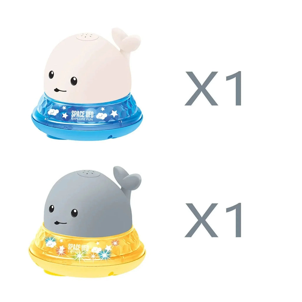 Electric Whale Bath Toy with Light & Water Spray - ZA-Zola