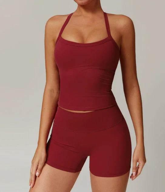 Beauty Back Yoga Vest - Quick-Dry Workout Tank - ZA-Zola