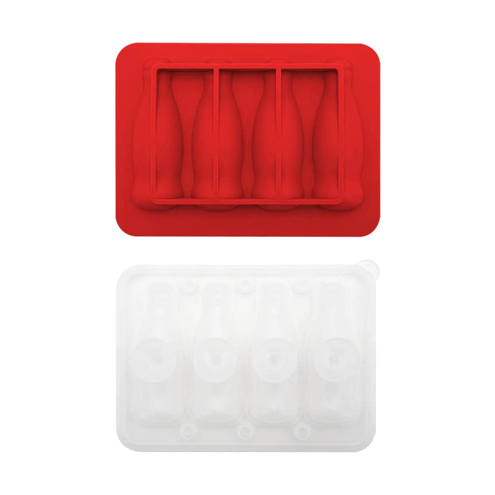 Coke Bottle Ice Mold Tray with Silicone Cover - ZA-Zola