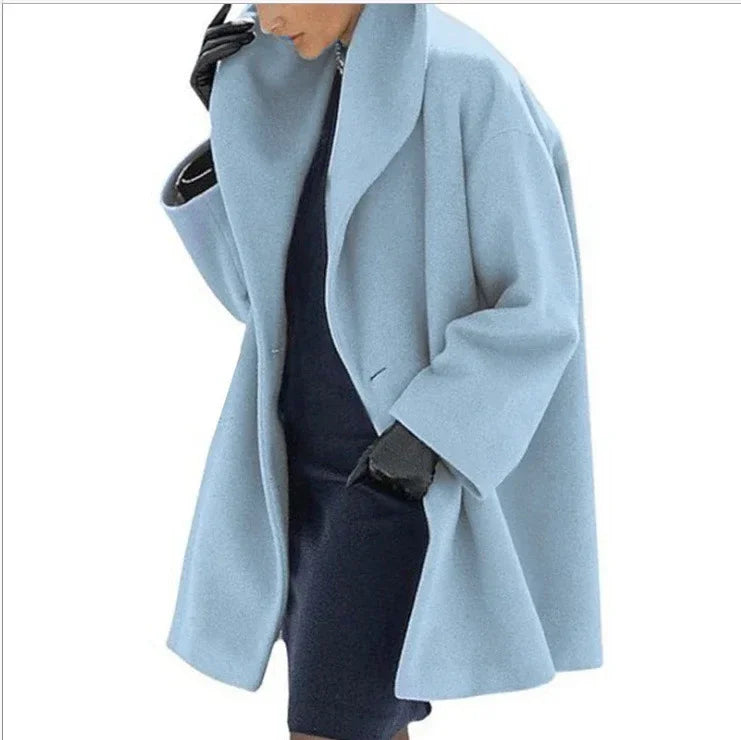 Women Woolen Sweater Coat Casual Autumn Winter - ZA-Zola