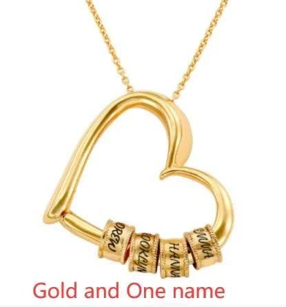 Thanksgiving Heart Love Beaded Necklace – Fashion Must-Have - ZA-Zola