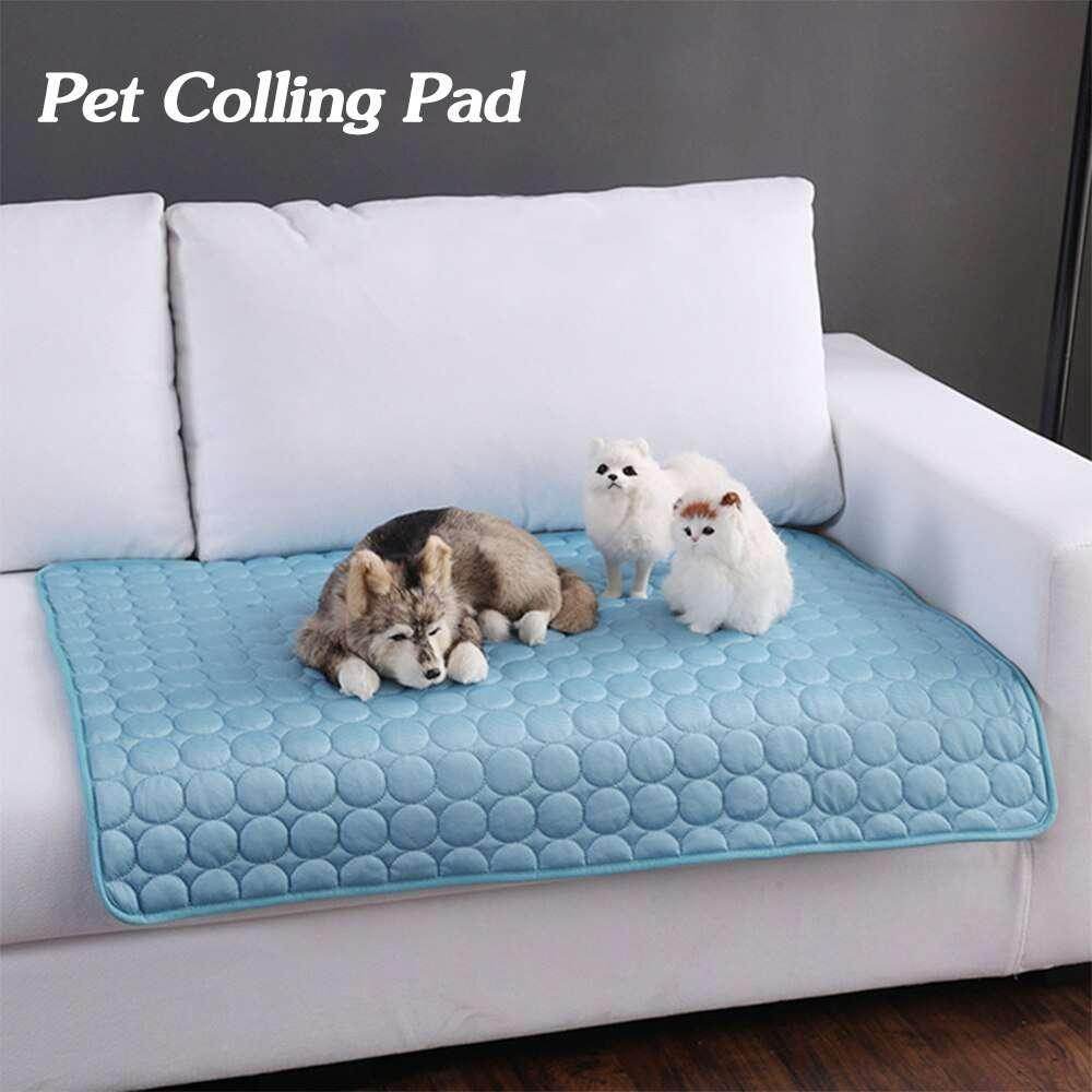 Cooling Pet Pad Ice Silk Mat for Dogs & Cats - ZA-Zola