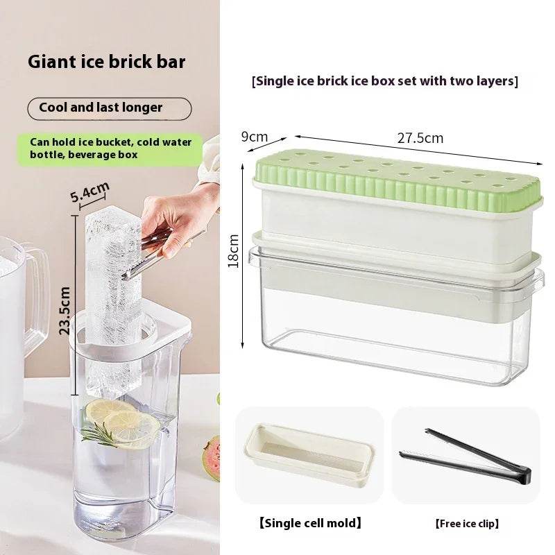 Large Gap Press Ice Cube Mold - Single to 4 Grids - ZA-Zola