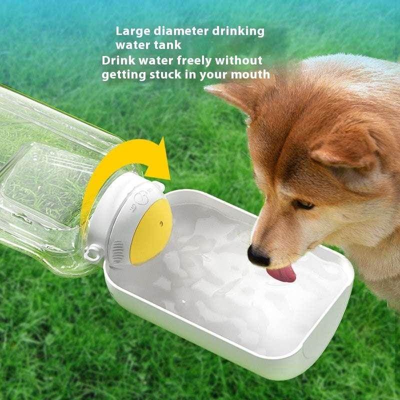 2-in-1 Dog Water & Food Bottle – Leakproof & Portable - ZA-Zola