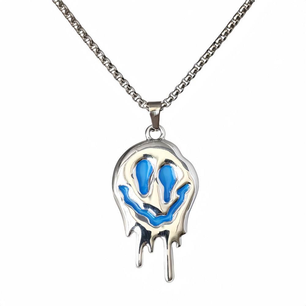 ZA-Zola Ghost Grimace Glowing Halloween Necklace - ZA-Zola
