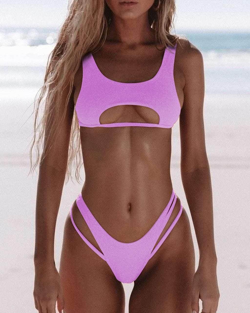 Snake Texture Bikini – Sexy & Durable Swimwear - ZA-Zola