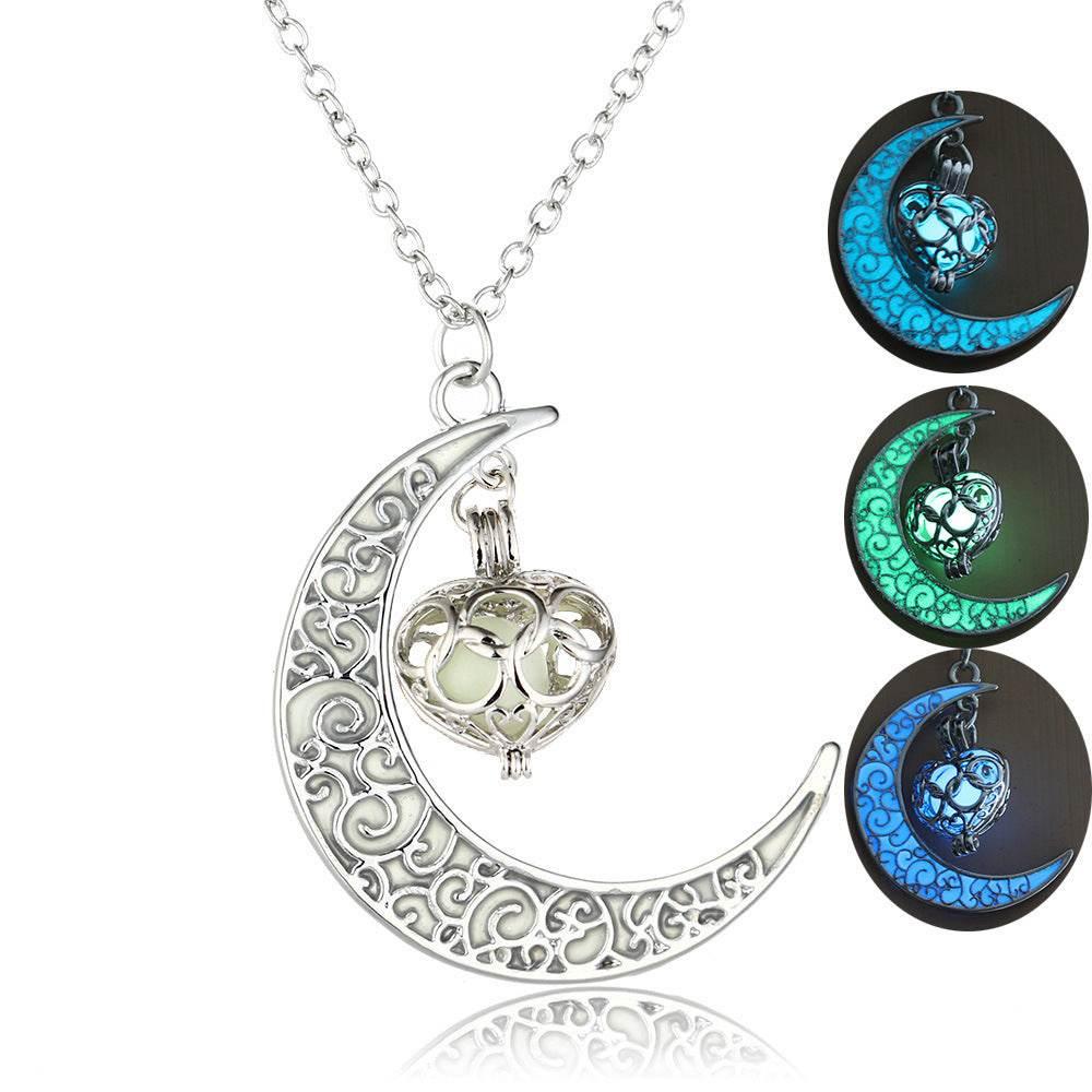 ZA-Zola Men’s Luminous Flame Dragon Necklace - ZA-Zola
