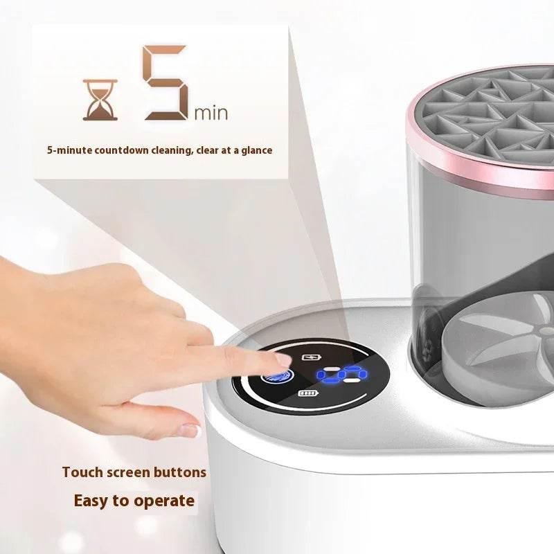 Electric Makeup Brush Cleaner – Rechargeable & Automatic - ZA-Zola