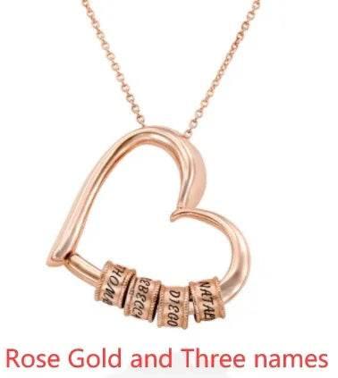 Thanksgiving Heart Love Beaded Necklace – Fashion Must-Have - ZA-Zola
