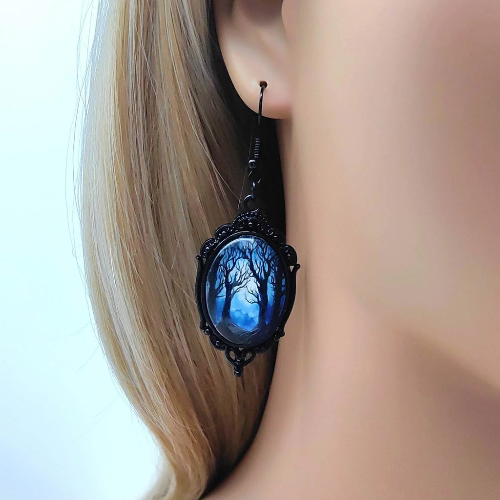 ZA-Zola Halloween Tree Witch Necklace Set - ZA-Zola