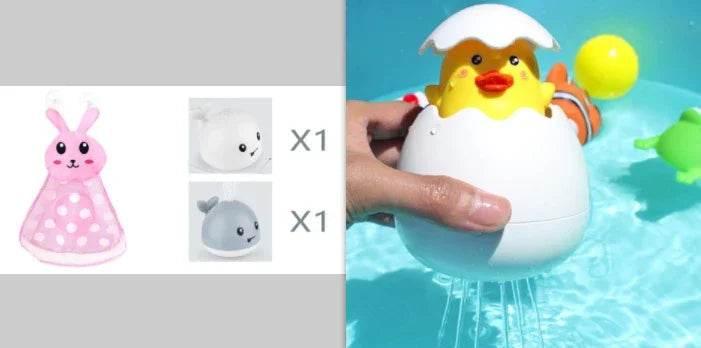 Electric Whale Bath Toy with Light & Water Spray - ZA-Zola