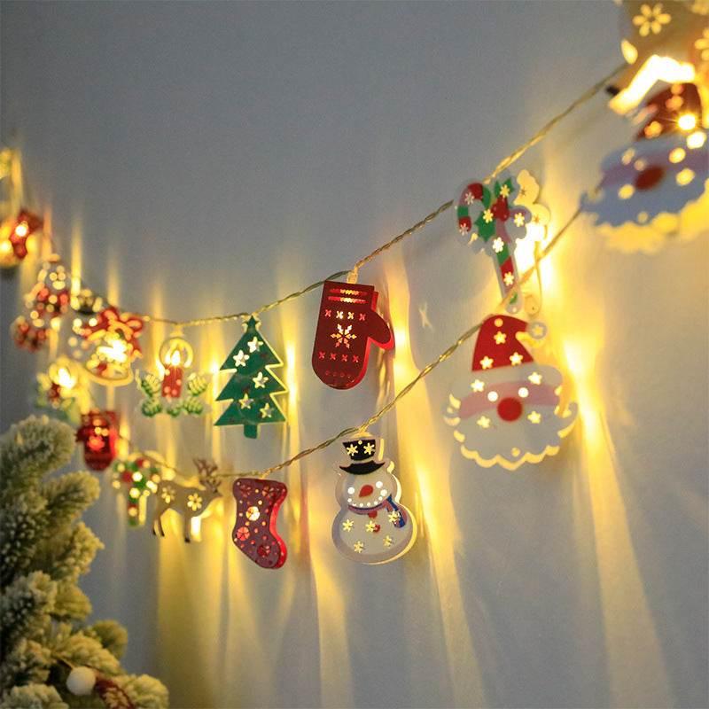 Christmas LED Light String Santa & Snowman Décor - ZA-Zola