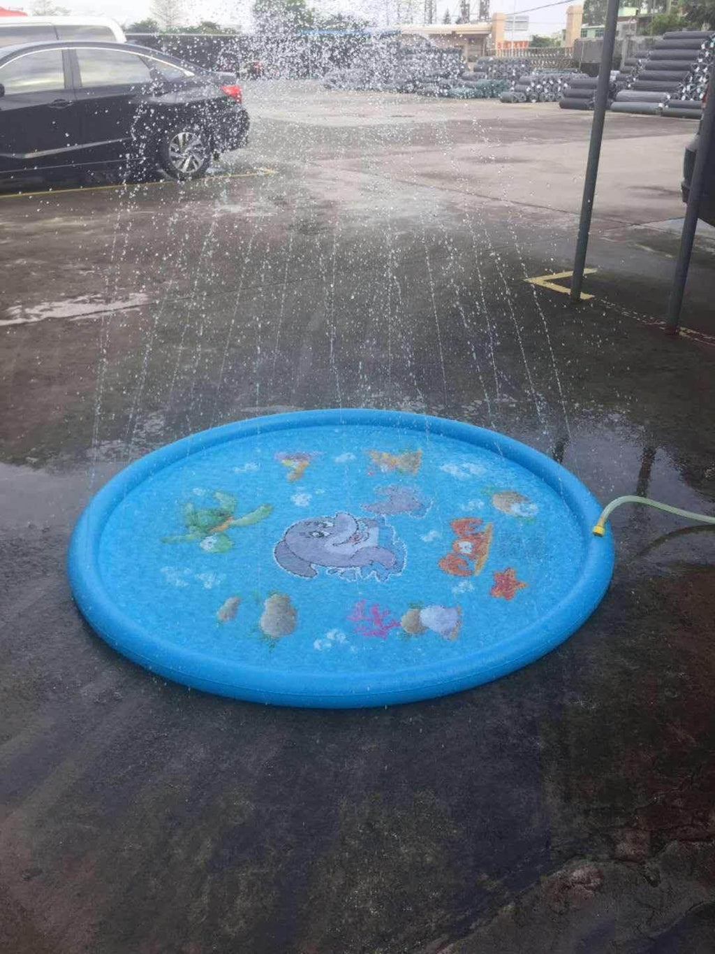 Kids Water Spray Splash Play Mat for Outdoor Fun - ZA-Zola