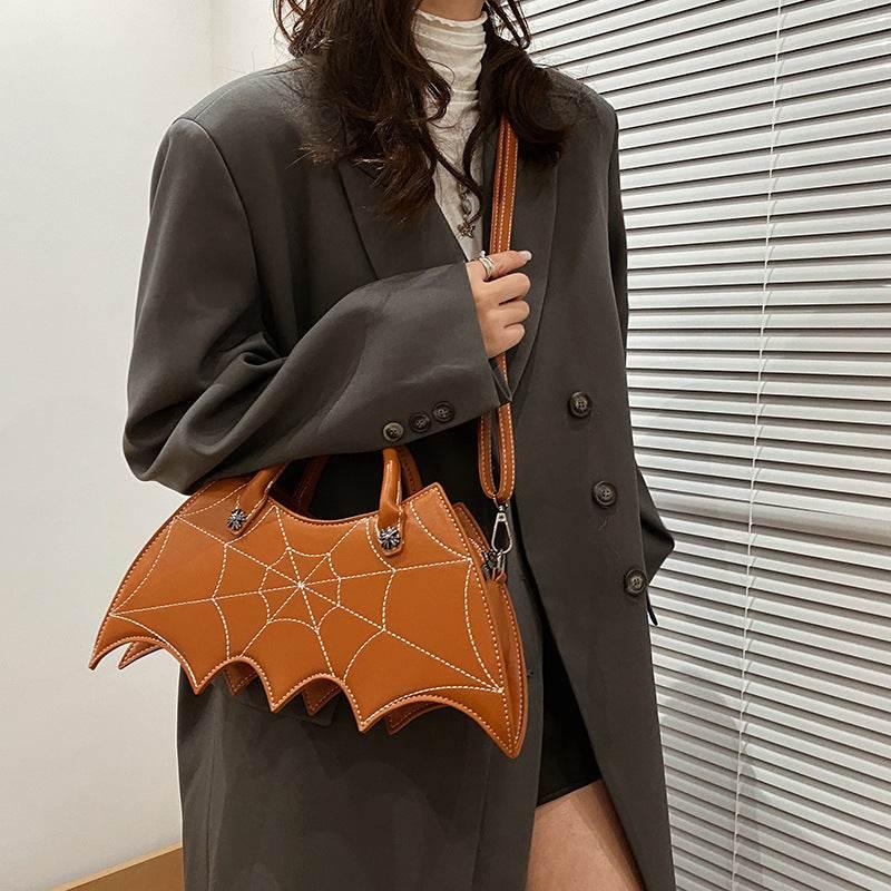 ZA-Zola Halloween Spider Web Batgirl Shoulder Bag - ZA-Zola