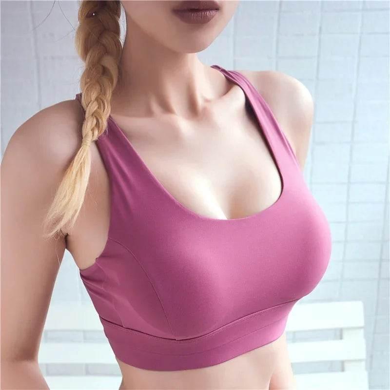Adjustable Back Sports Bra - Supportive & Stylish - ZA-Zola