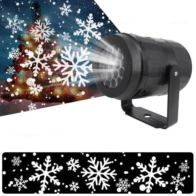 Christmas Snowflake Projector Light Outdoor LED Stage Lamp - ZA-Zola